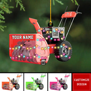 Personalized Snow Blowers Christmas Ornament - 2024 New Release