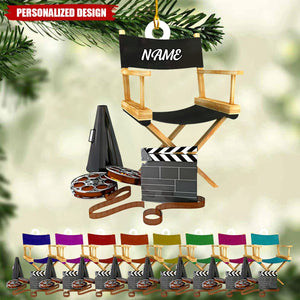 Personalized Film Clapboard Ornament-Gifts For Director,actor,Movie Lovers-2024 New Release