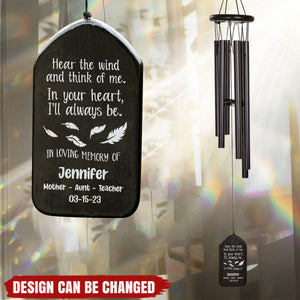 In The Loving Memory Wind Chimes Personalized Gifts