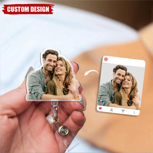 Personalized Funny Badge Reel- Nurse Badge Reel with Photo - Nurse Accessories