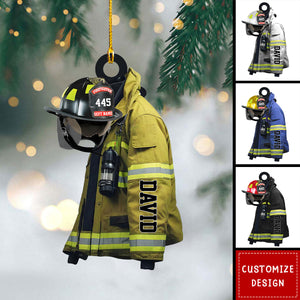 Personalized Firefighter Christmas Ornaments -Gifts For Firefighter - 2024 New Release