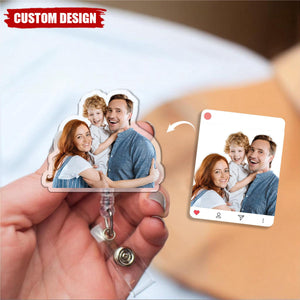 Personalized Funny Badge Reel- Nurse Badge Reel with Photo - Nurse Accessories