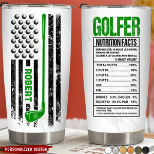 Funny Golf Player-Personalized Tumbler-Gift For Golf Lovers