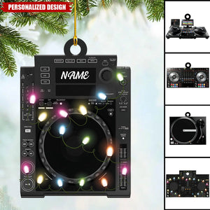 Personalized Name DJ Player Ornament-Gifts For Music Lovers-2024 New Release