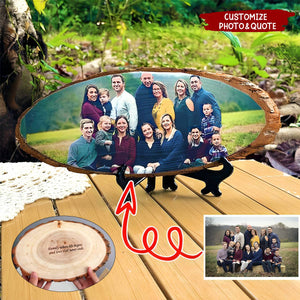 Personalized Gifts For Family Wood Sign Picture - Personalized Wooden Plaque With Stand