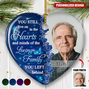 2024 New Release Hearts And Minds-Personalized Heart Ceramic Christmas Ornament