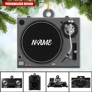 Personalized Name DJ Player Ornament-Gifts For Music Lovers-2024 New Release