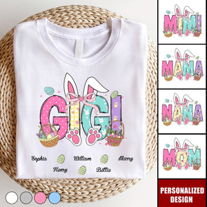 Personalized Easter Bunny T-Shirt-Gift For Grandma