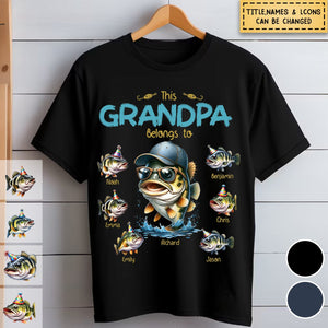 Belongs to Dad / Grandpa Fishing Shirt