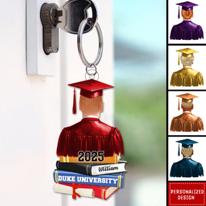 Personalized Graduation Class Senior Graduate Keychain