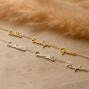 Personalized Multi-Name Family Necklace, Gift For Her