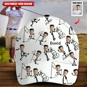 Personalized Golf Photo Classic Cap-Gift For Golf Lovers