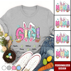 Personalized Easter Bunny T-Shirt-Gift For Grandma