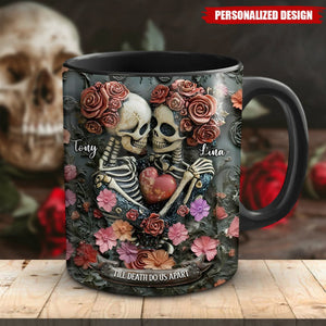 Till Death Do Us Apart-Personalized Mug-Couple Gift For Him,Her