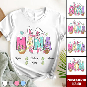 Personalized Easter Bunny T-Shirt-Gift For Grandma