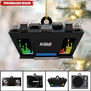 Personalized Name DJ Player Ornament-Gifts For Music Lovers-2024 New Release