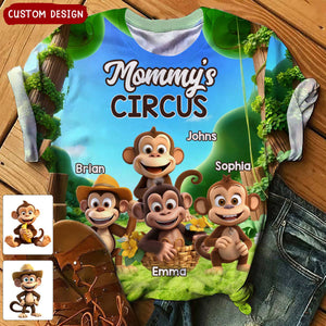 This Is My Circus - Personalized Mother All Over Shirt