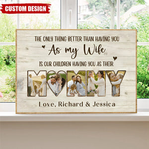 Personalized Mommy Photo Collage Poster, Mother’s Day Gift