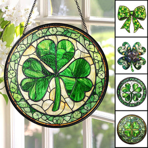 Shamrock Window Hanging suncatcher-Gift for Friends,Family