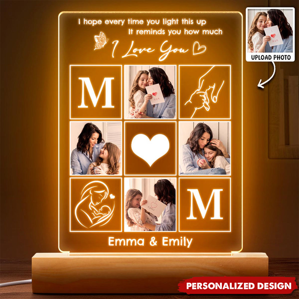 You Are Mom-Personalized LED Light-Gift For Family Mom