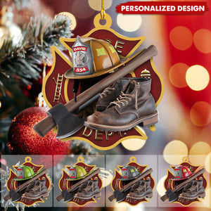 Personalized Firefighter Uniform Ornament-Gifts For Firefighter-2024 New Release