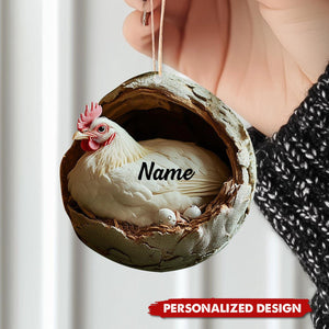 Personalized Hen Ornament-Gifts For Farm Farmer-2024 New Release