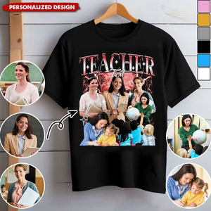 My Best Teacher-Personalized Photo T-Shirt