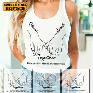 I Love You Forever & Always - Personalized Custom Tank Top - Gift For Wife,Couple