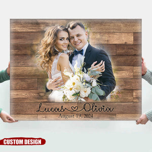 Family Couple Pet Portrait Personalized Poster - Gift For Couple, Family, Pet Lovers