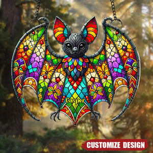 Exquisite Bat Acrylic Suncatcher Ornament  - Personalized Gifts For Halloween