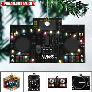 Personalized Name DJ Player Ornament-Gifts For Music Lovers-2024 New Release