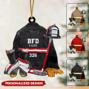 Personalized Firefighter Ornament-Gifts For Firefighter-2024 New Release