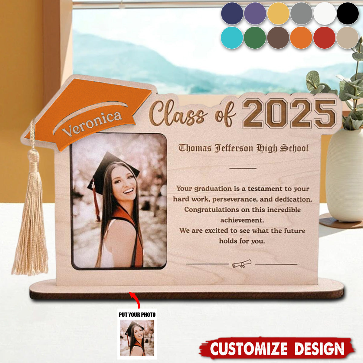 2025 Graduation Personalized Photo Frame