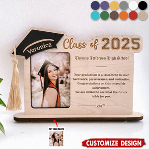 2025 Graduation Personalized Photo Frame