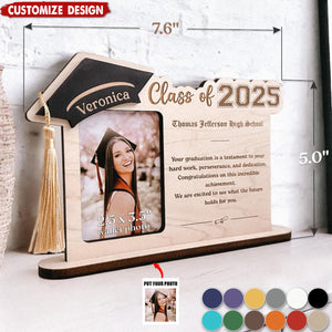 2025 Graduation Personalized Photo Frame