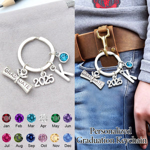 2025 Graduation-Personalized Keychain-Gift for Graduates