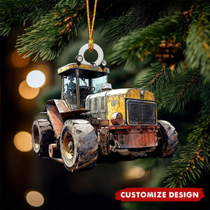 Personalized Road Roller Christmas Ornament Gift For Heavy Equipment Lovers- 2024 New Release