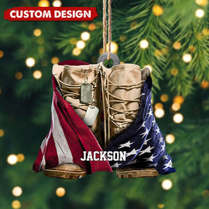 Personalized Military Memorial Christmas Ornaments - Gift For Veteran - 2024 New Release