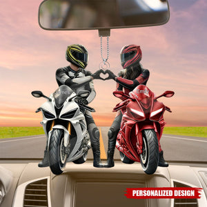 Personalized Motorbike Couple Keychain-Gift for Couple