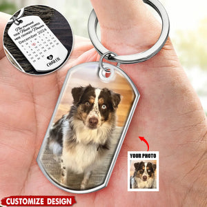 Custom Photo A Loyal Heart Never Fades-Memorial Personalized Keychain-Gift For Pet Lover