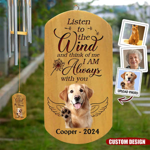 Gift For Pet Memorial Dog Cat Loss Remembering Wind Chimes