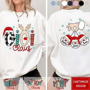 Personalized Mom Grandma Heart  Sweatshirt - Great Gift For Grandma