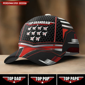 Personalized Gift Top Grandpa/Dad Classic Cap