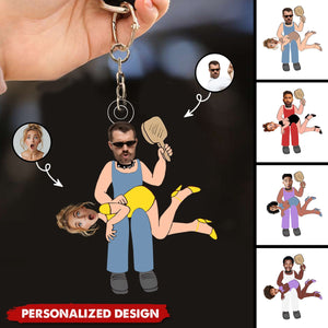 Funny Couple-Personalized Keychain-Gifts For Couple