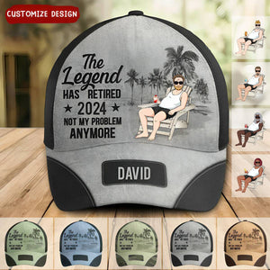 The Legend Has Retired - Personalized Classic Cap