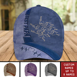 Daddy, You Got My Back - Family Personalized Hat - All Over Print Classic Cap