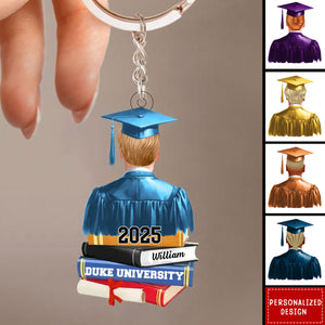 Personalized Graduation Class Senior Graduate Keychain