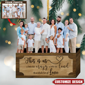 This Is My Family - Personalized Photo Ornament - Gift For Family - 2024 New Release