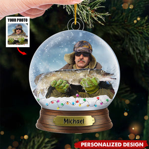 2024 New Release There's No Such Thing As A Bad Day When You're Fishing-Personalized  Ornament-Christmas Gift For Fishing Lovers