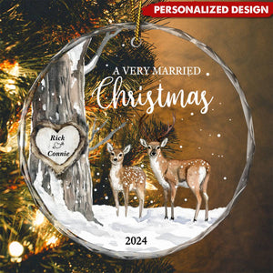 Married Little Christmas – Gift For Wedding Personalized Ornament Holiday Decoration